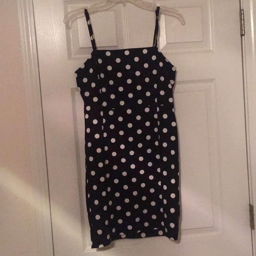 Strappy Polka dotted dress
